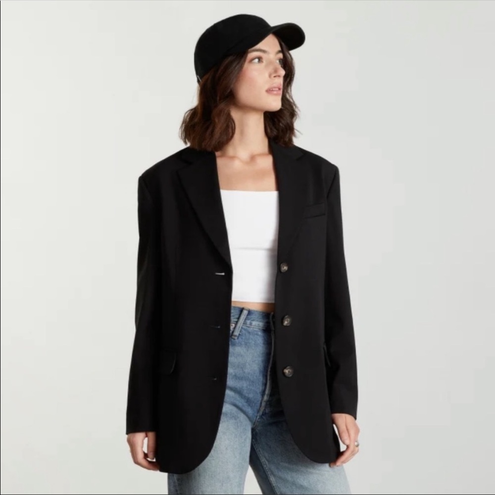 Everlane 80s Blazer Black